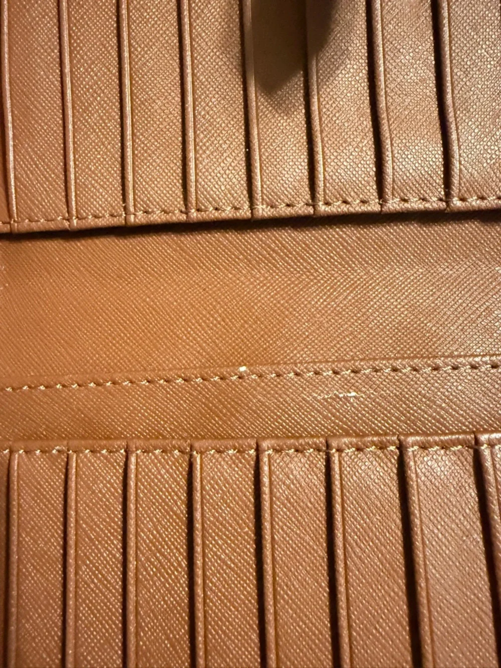 Fossil Tessa Tan Leather Handbag with Matching Wallet and Strap Nice - Picture 12 of 13